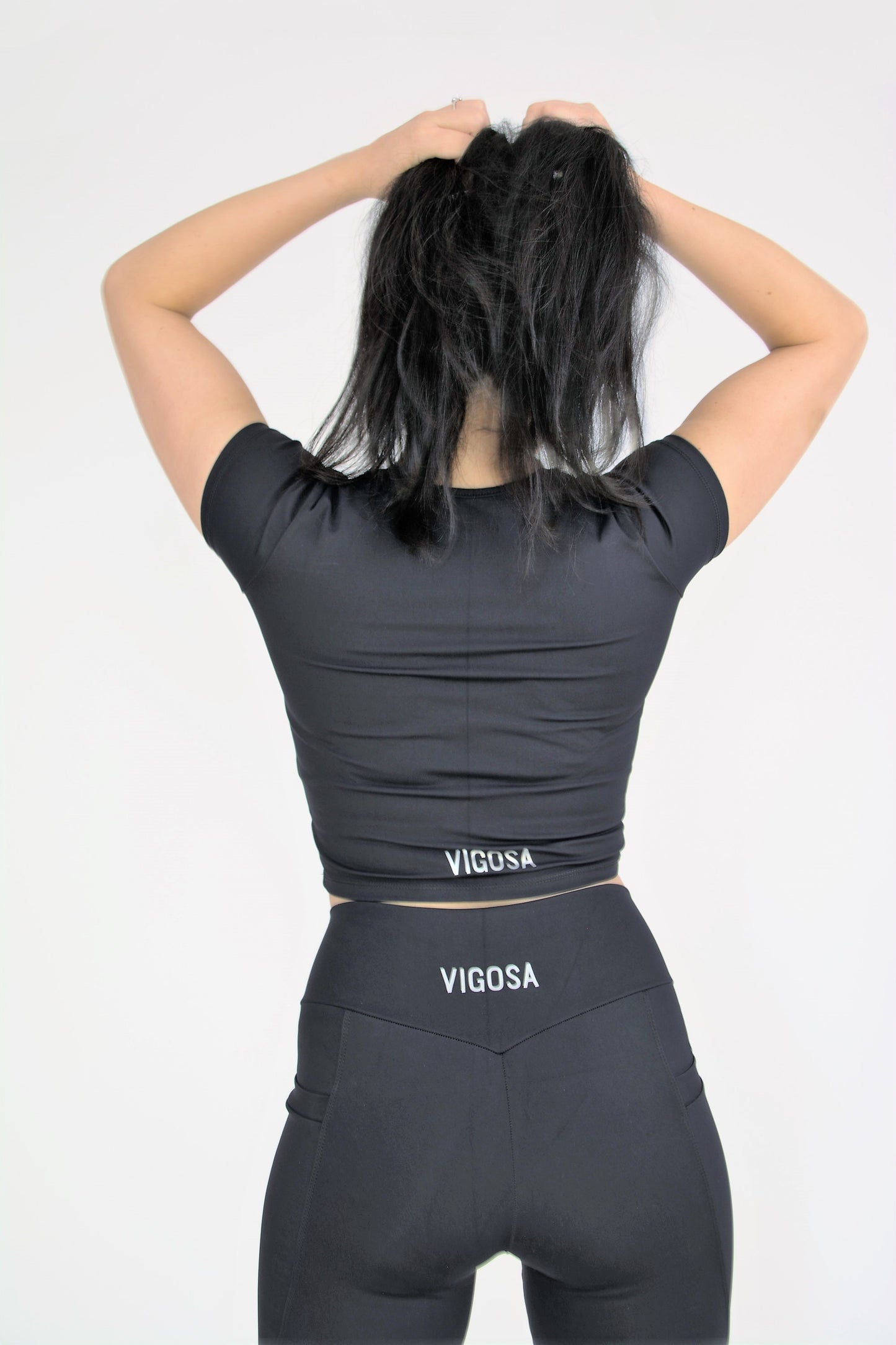 Black Activewear Tights | Eco Collection - VIGOSA