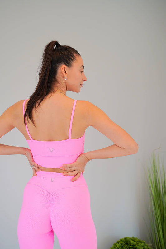Crash Cross Butt-Lift Tights – Pink – alternate view 3
