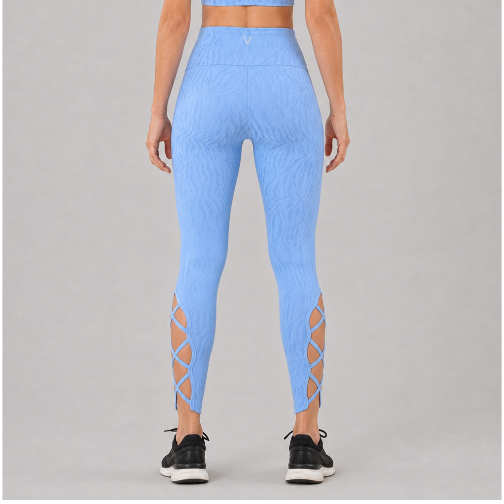 Zava Shine Tiger Tights – Sky Blue – alternate view 4
