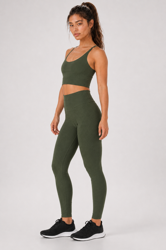 Crash Cross Tights – Olive – product view