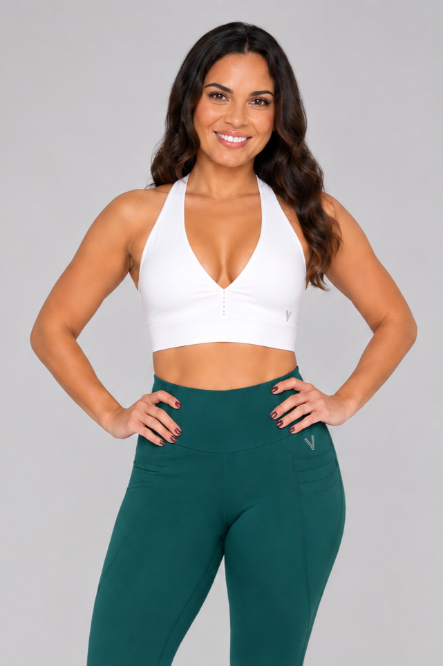Eco Power Bra – White – product view