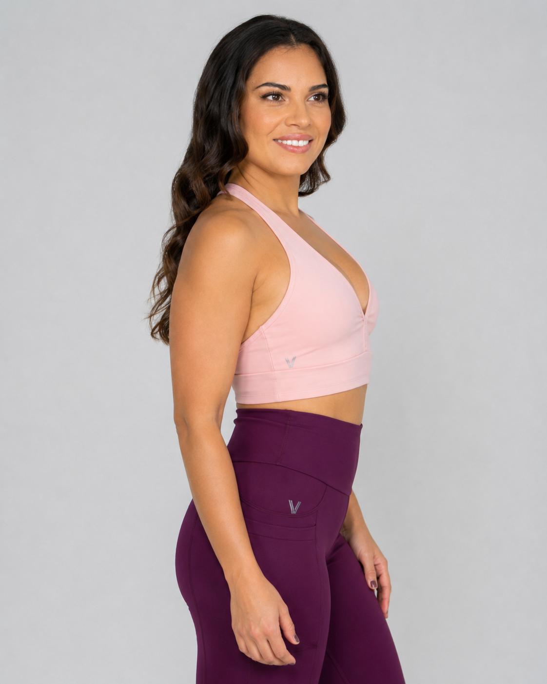 Eco Power Bra – Violet – side view